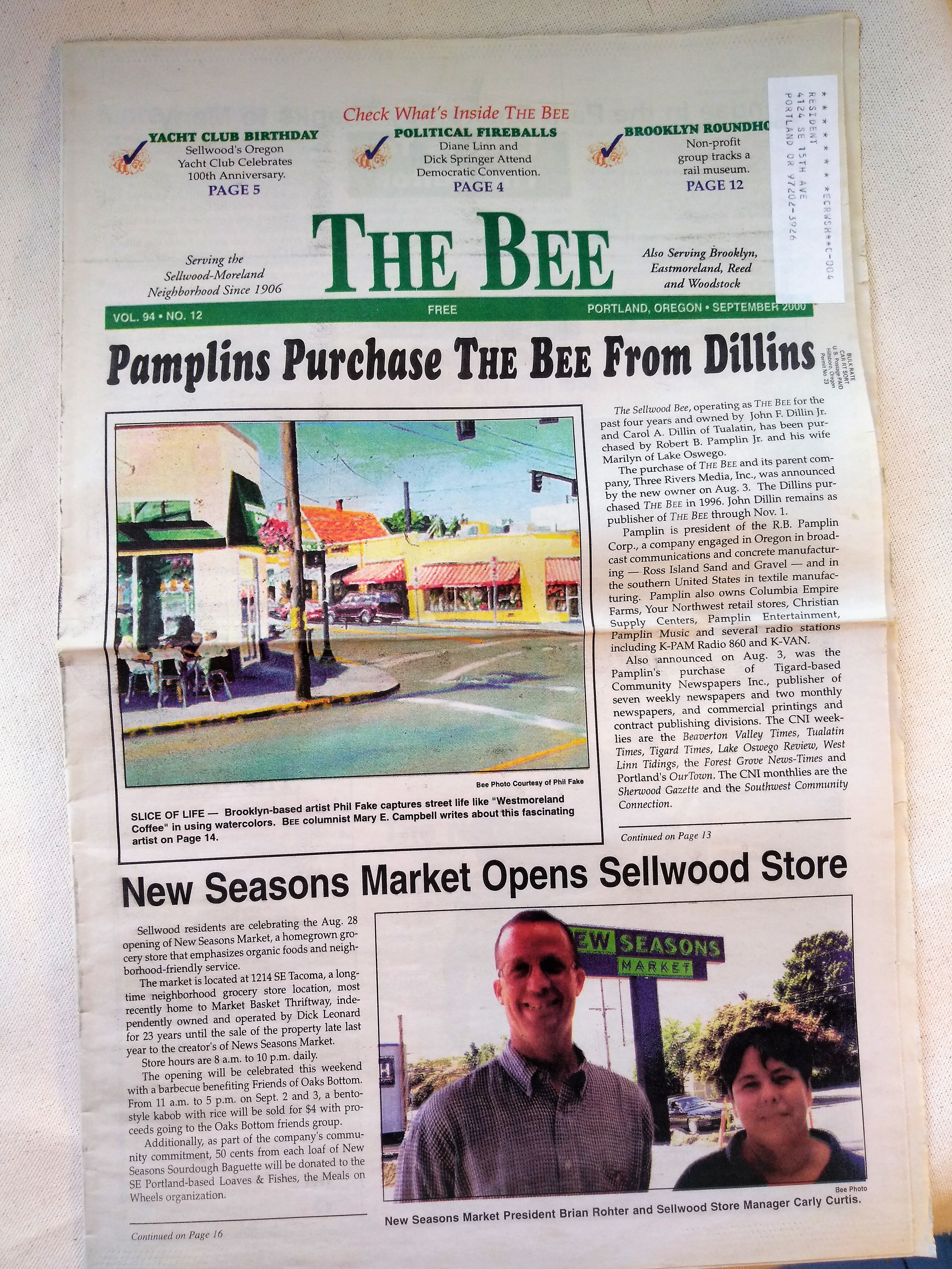 Press The Bee cover
